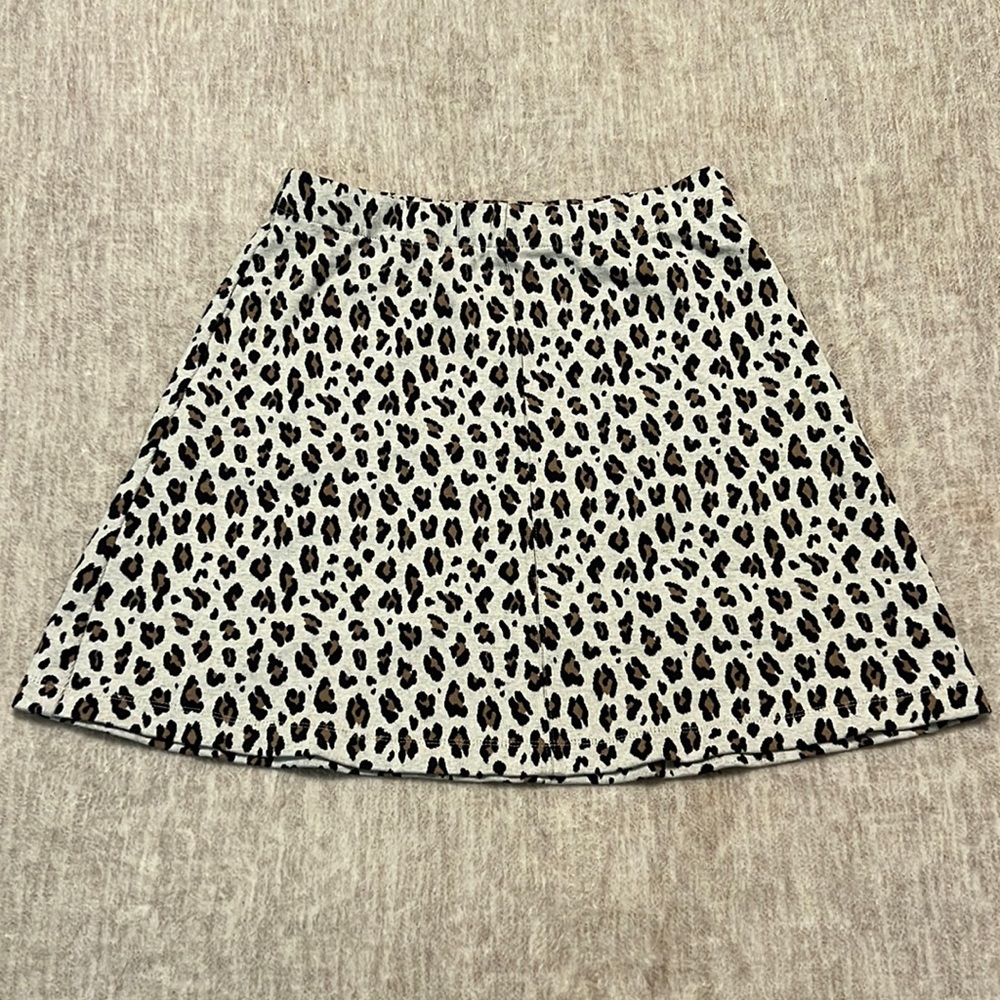 NWOT - LOFT Winter Skirt in Leopard 🐆 M